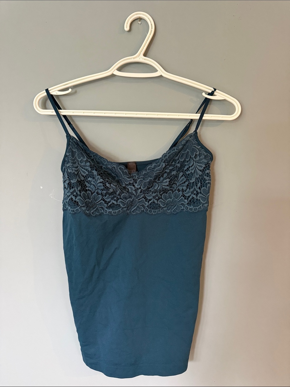 Banana Republic Lace-Trim Camisole Tank Top - Teal
